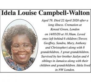 IDELA LOUISE CAMPBELL-WALTON