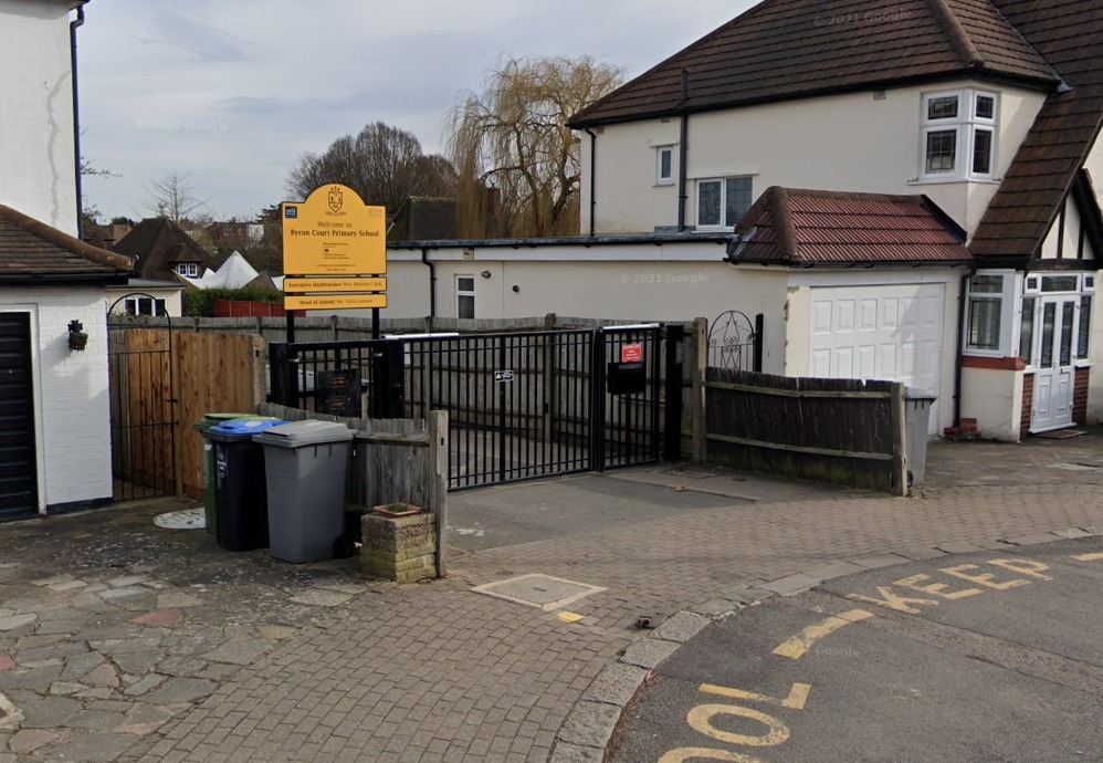 Byron Court Primary School. Byron Court Primary was rated inadequate following its latest inspection. Image Credit: Google Maps. Permission to use with all LDRS partners